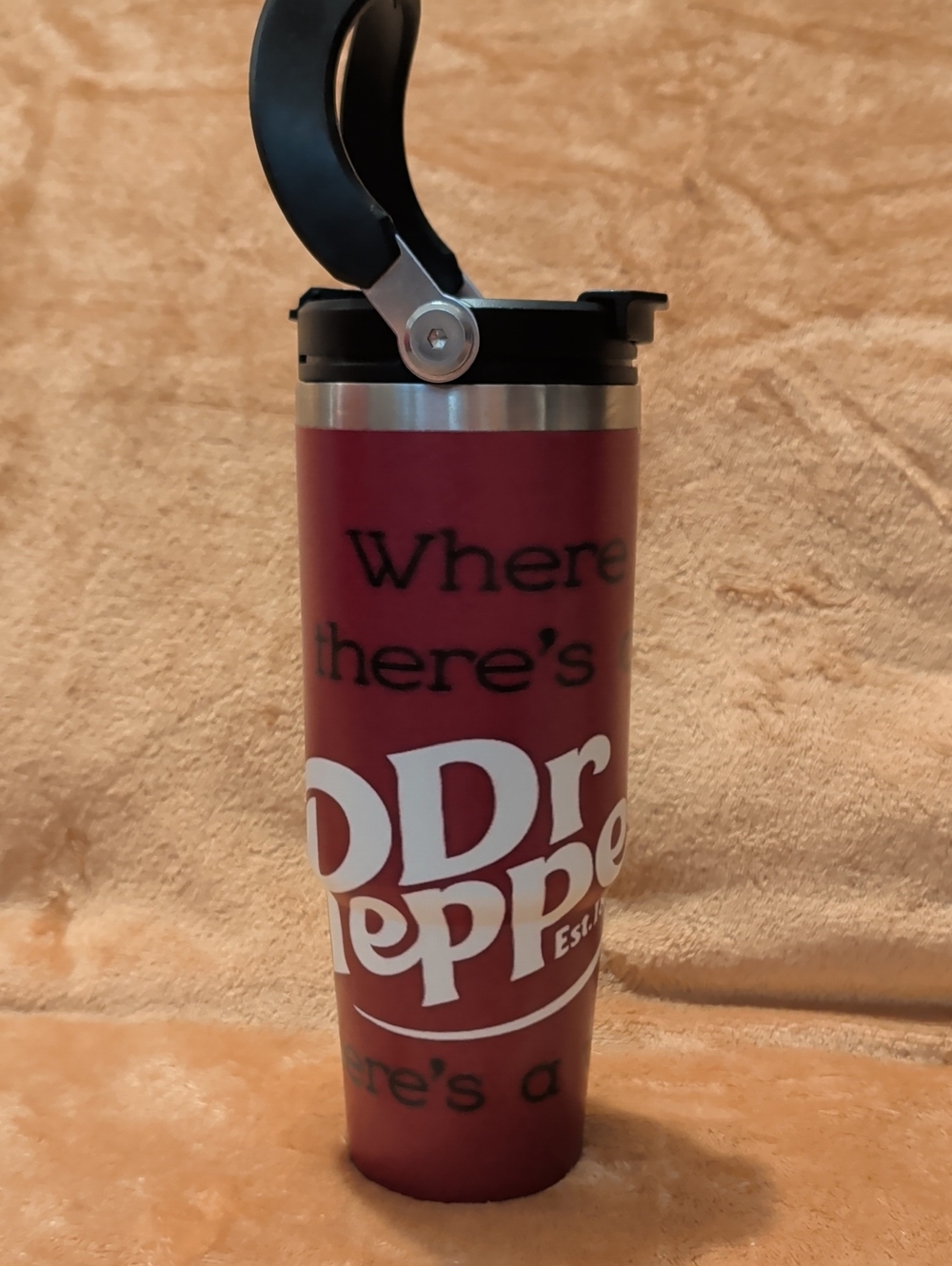 Dr. Pepper Travel Tumbler - Insulated Beverage Cup